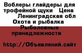 Воблеры глайдеры для трофейной щуки › Цена ­ 350 - Ленинградская обл. Охота и рыбалка » Рыболовные принадлежности   